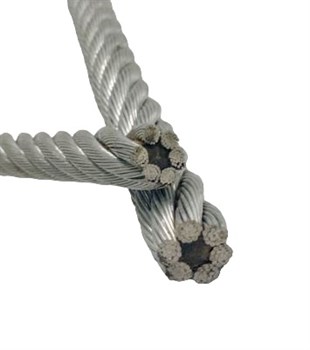 6x19 Kendir Özlü Siyah Halat