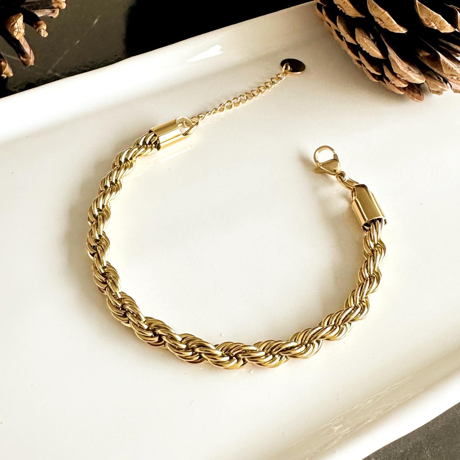 Burgu Gold Altın Kaplama Bileklik