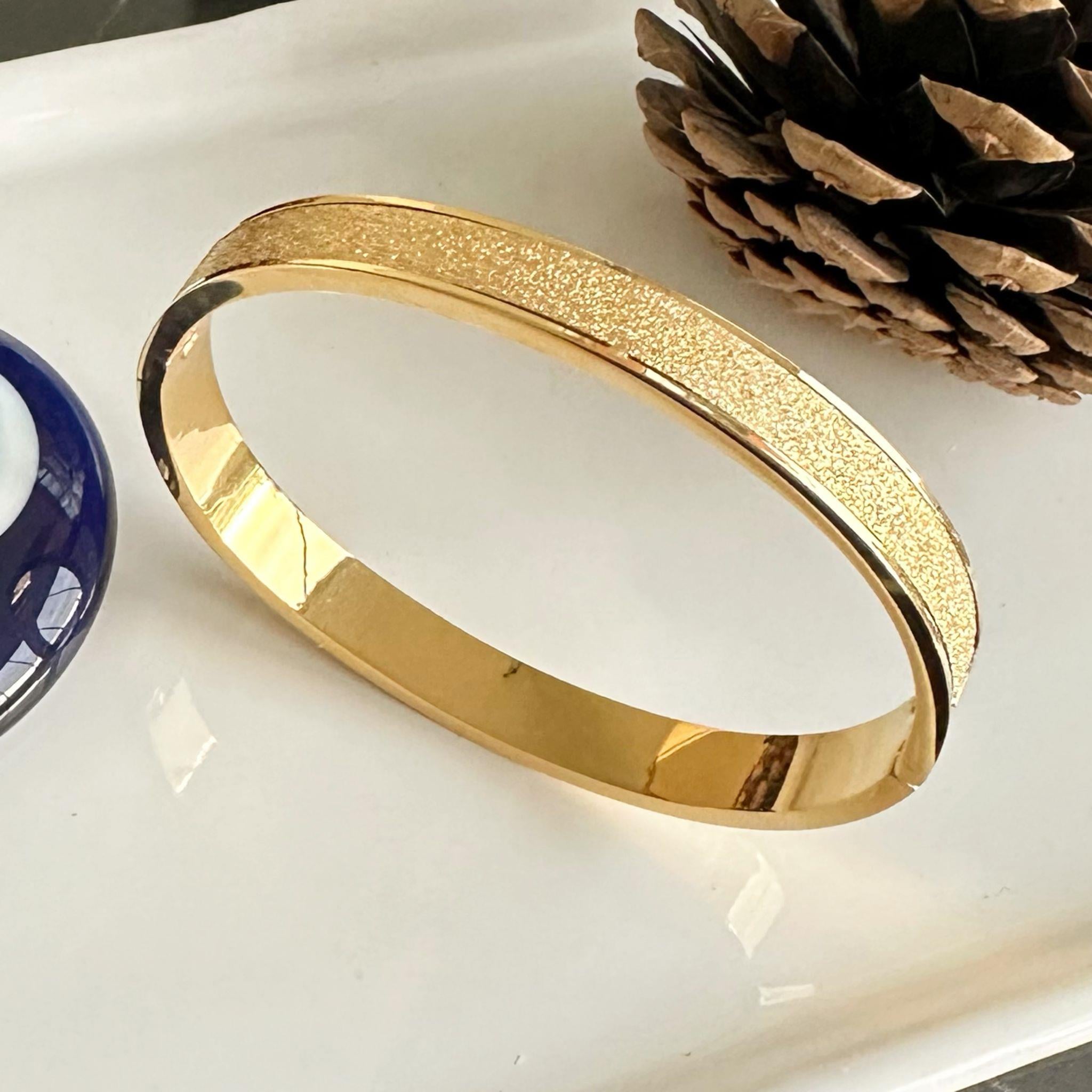 Simli Gold Altın Kaplama Kelepçe