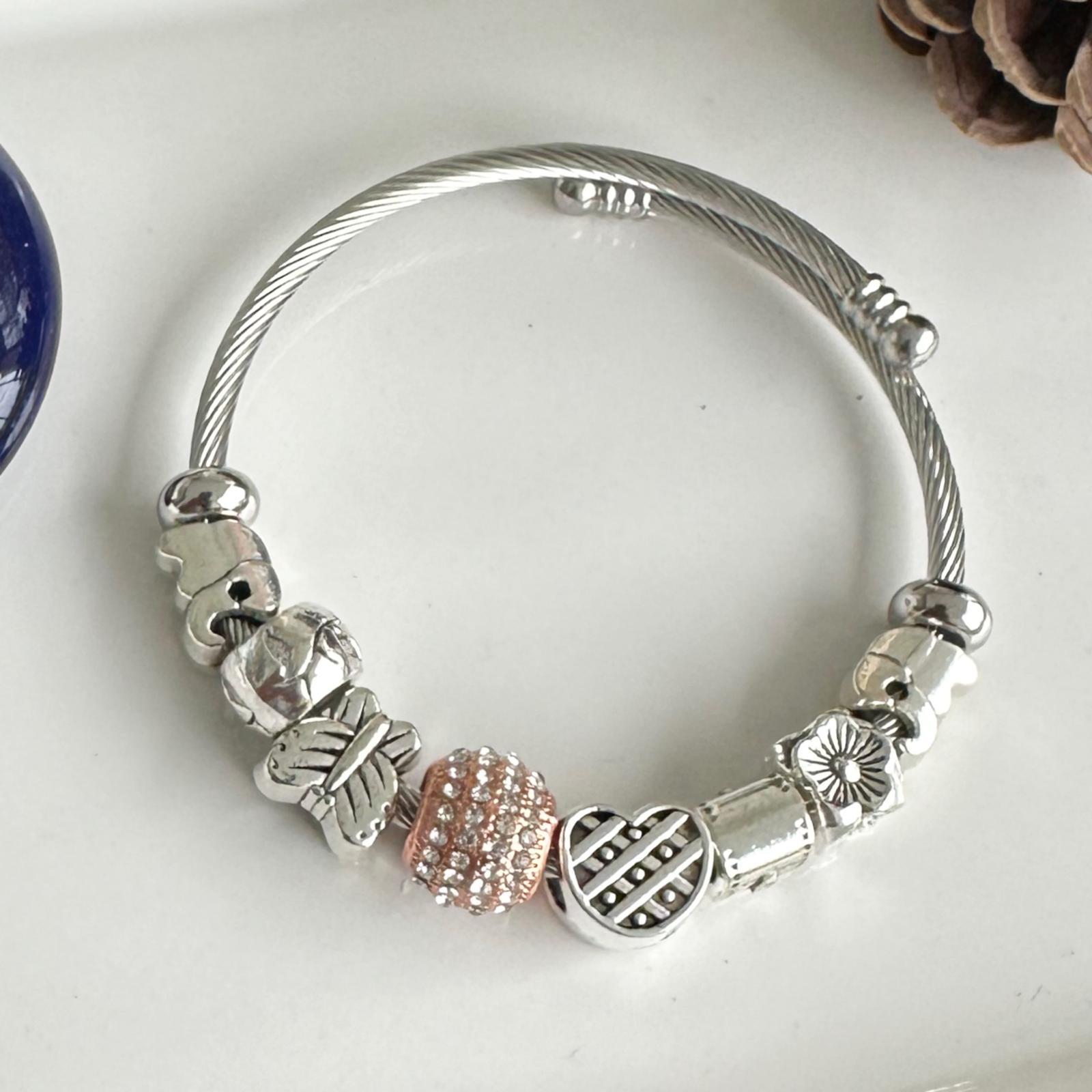 PDR Gümüş 3 Çelik Bileklik