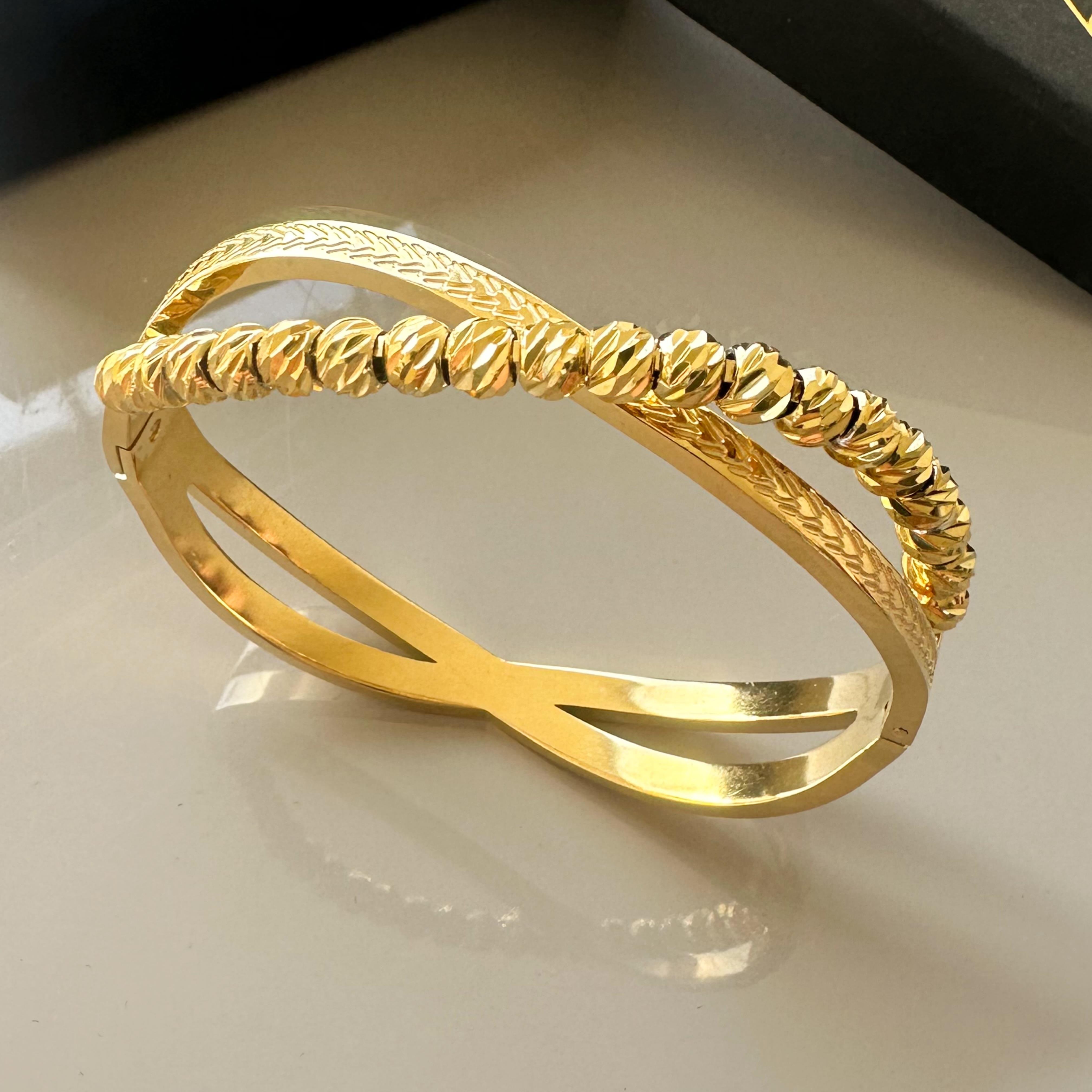 Vip Dorika Sonsuzluk Altın Kaplama Çelik Kelepçe