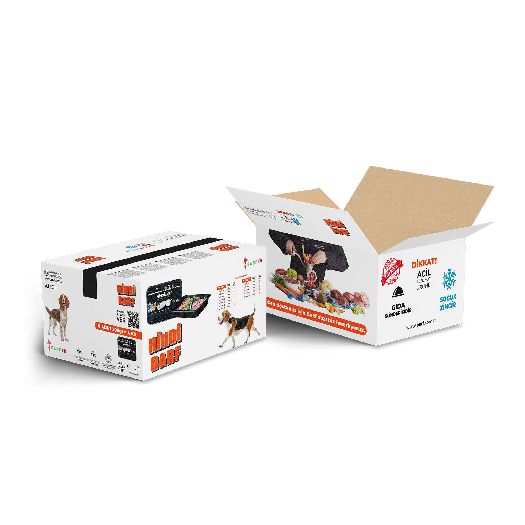 Atom Hindi Barf 8 kg Köpek Maması 