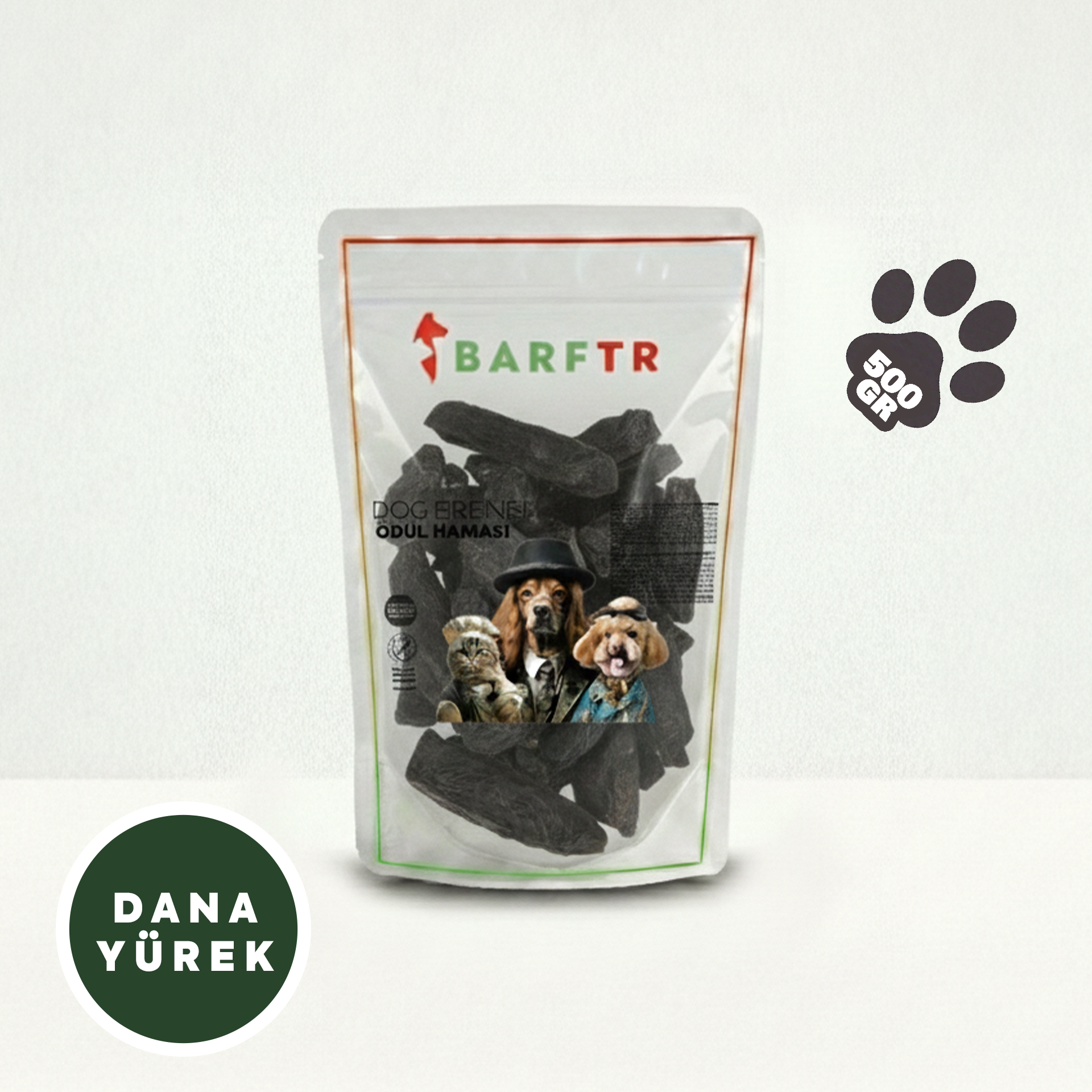 Dana Yürek Atıştırmalık Ödül maması 500 Gr Köpekler İçin