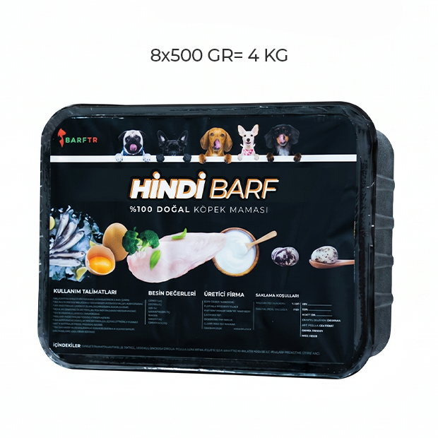 Hindi Barf 4 kg Köpek Maması 
