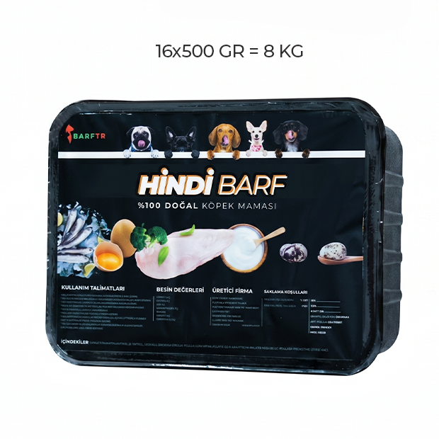 Hindi Barf 8 kg Köpek Maması 