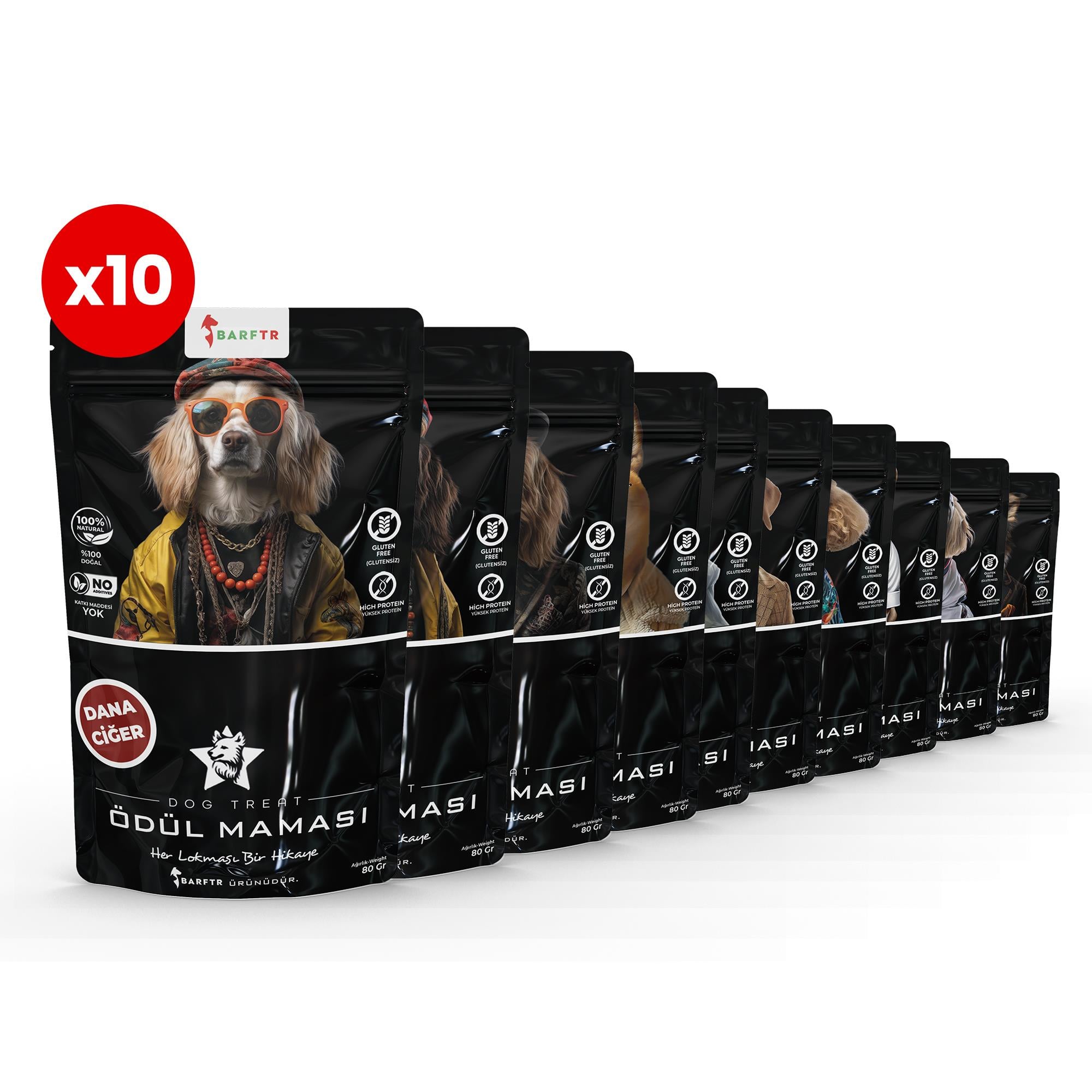 Köpekler İçin Karışık Ödül maması 80 Gr*10 Adet 800 Gram 