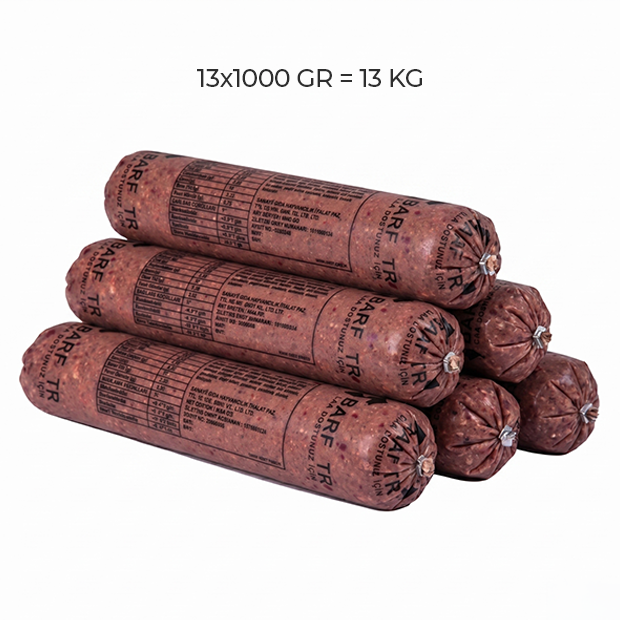 Mix Barf 13 kg Aç Bitir Paket Köpek Maması