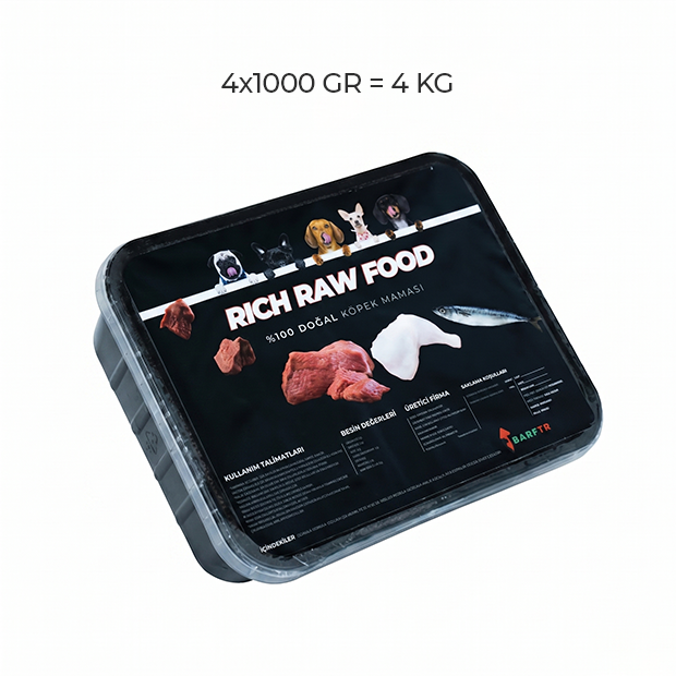Rıch Raw Food 4 kg Köpek Maması