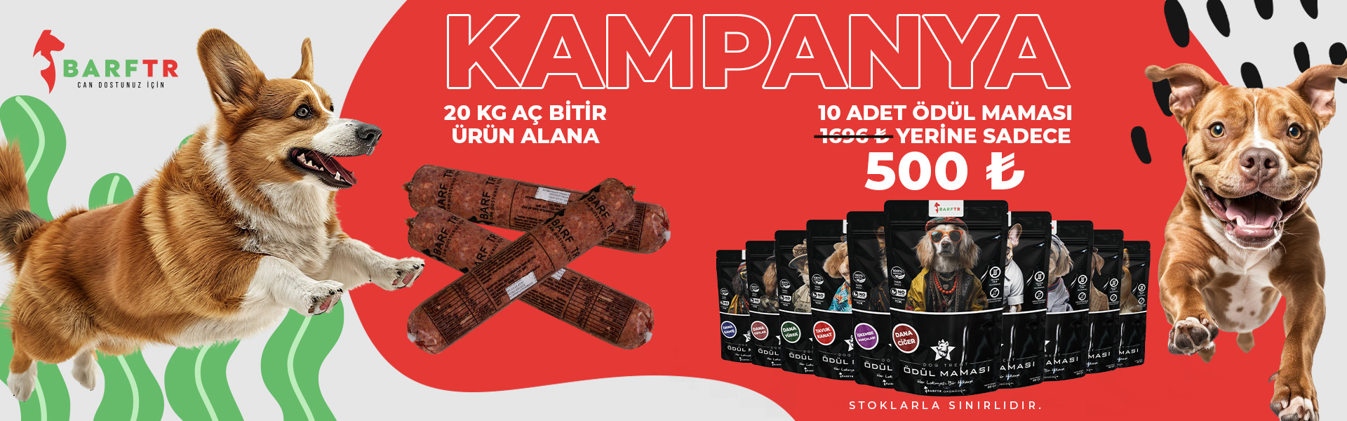 20 KG AÇ BİTİR ÜRÜN ALANA ÖDÜL MAMASI SADECE 500 ₺