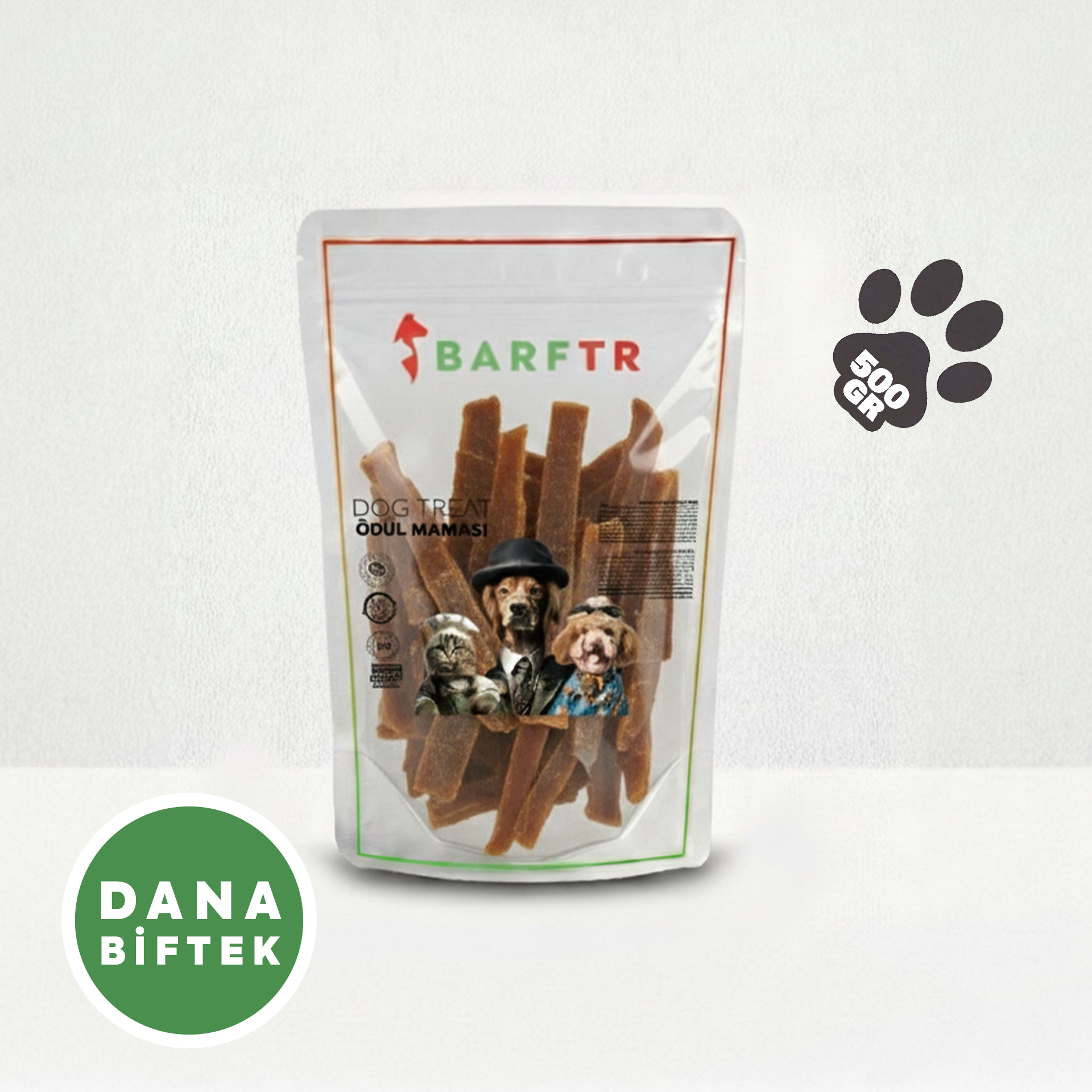 Dana Biftek Parçaları Eğitim Ödül Maması 500 GRAM Köpekler İçin