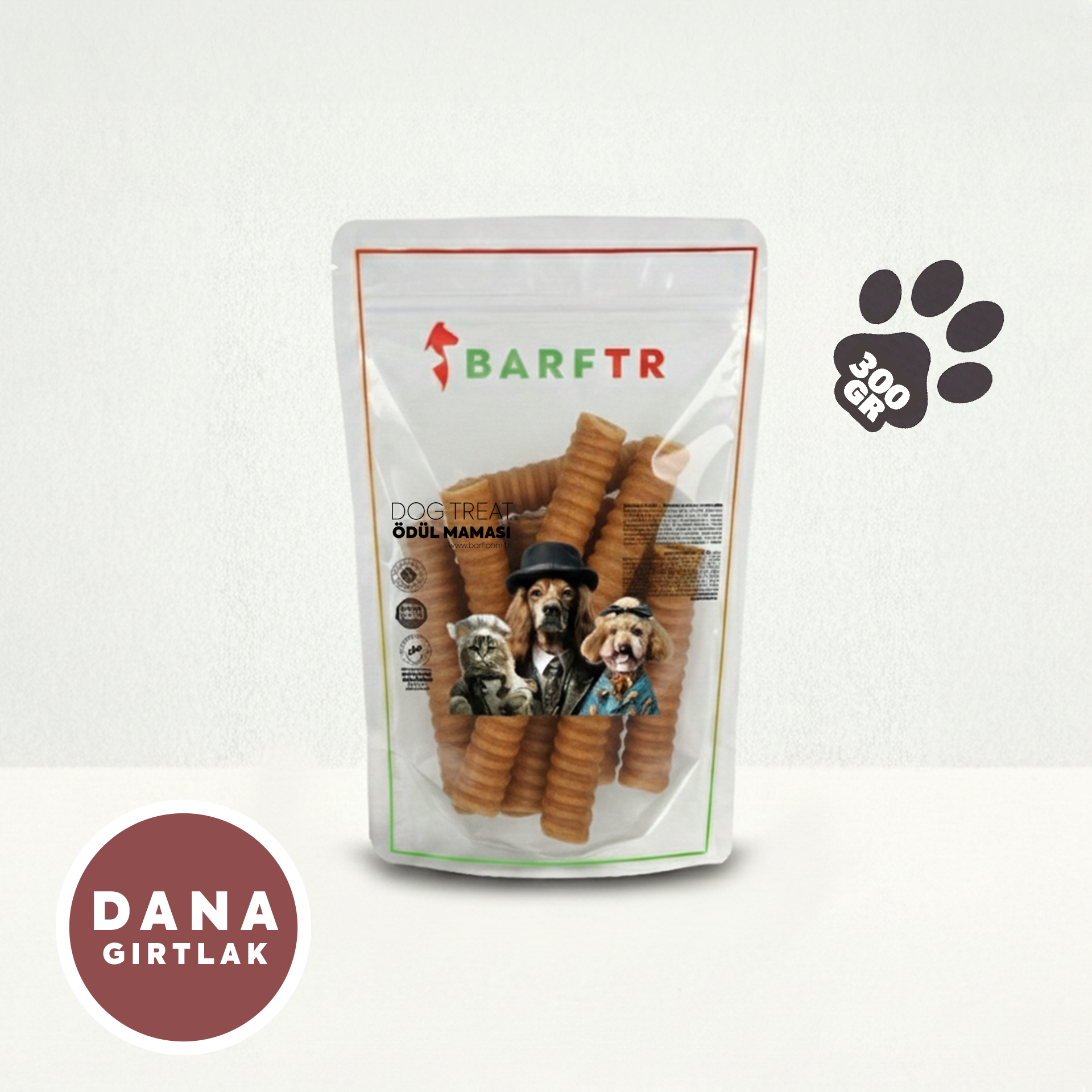 Dana Gırtlak Atıştırmalık Ödül Maması 300 GRAM Köpekler İçin
