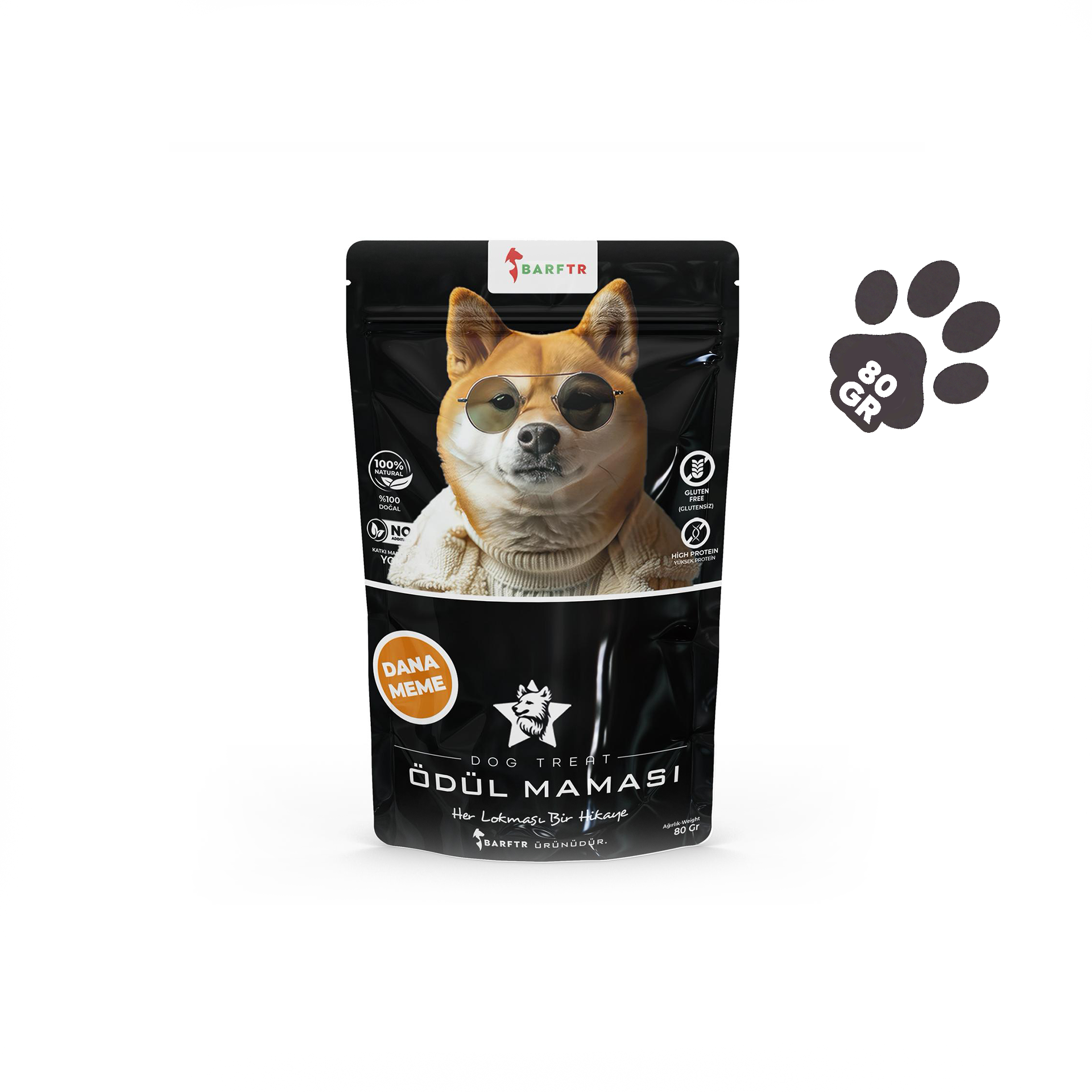 Dana Meme Parçaları  Atıştırmalık Ödül Maması 80  GRAM Köpekler İçin