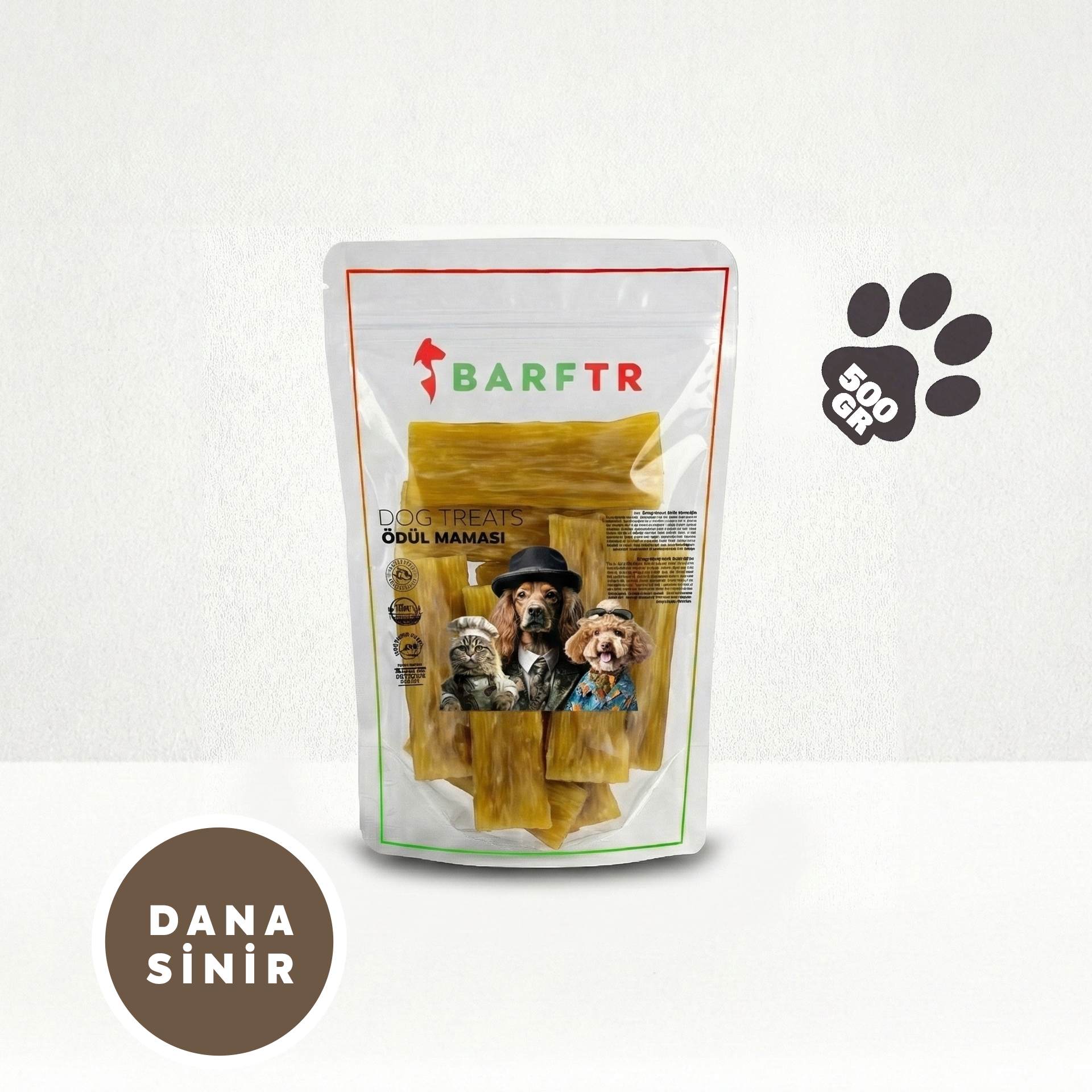 Dana Sinir Çiğnemelik Ödül maması 500 Gr Köpekler İçin