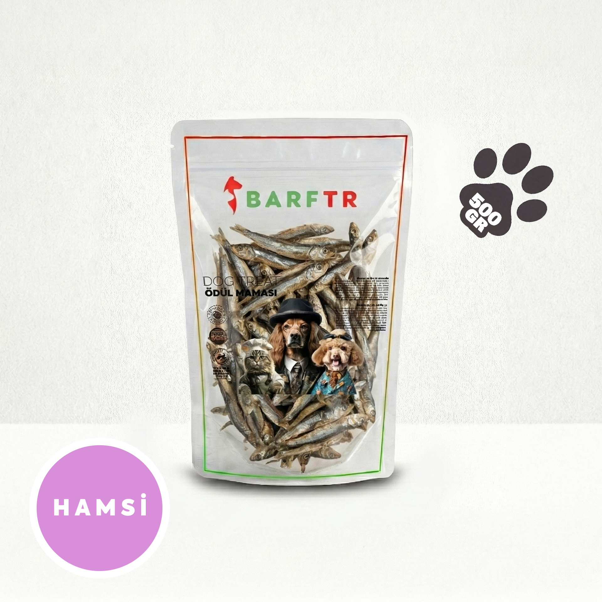 Hamsi Atıştırmalık Ödül Maması 5000 GRAM Köpekler İçin