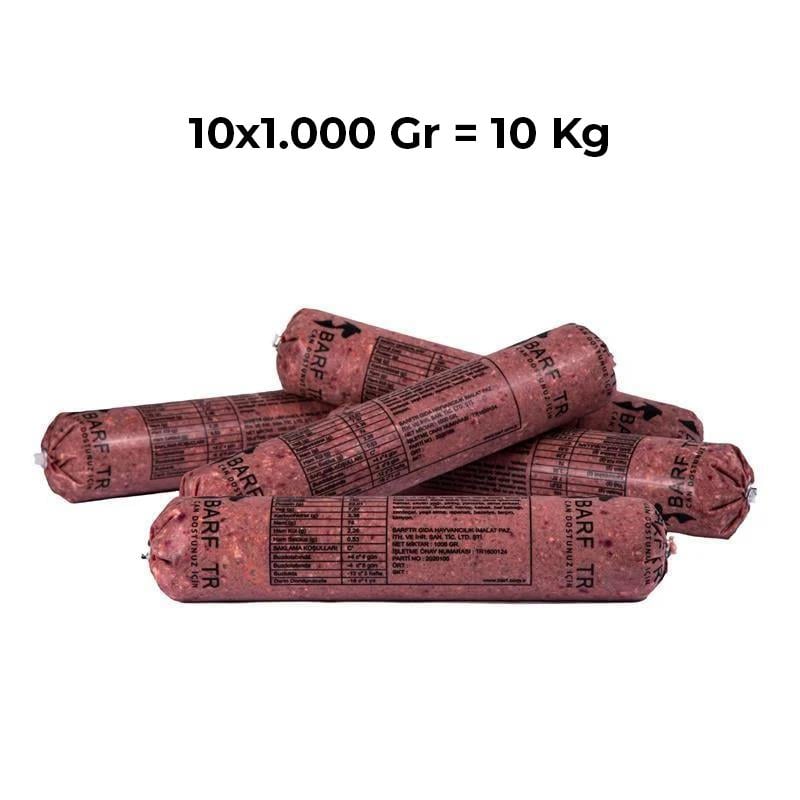 Mix Barf 10 kg Aç Bitir Paket Köpek Maması