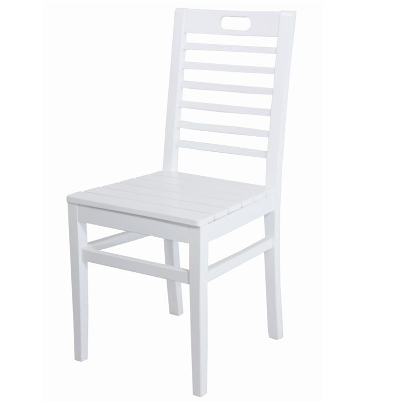 Bodrum Ahşap Bahçe Balkon Sandalyesi -Kolçaksız