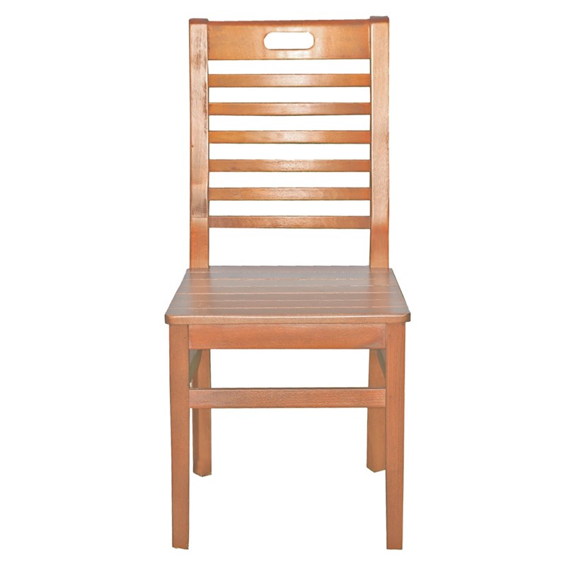 Bodrum Ahşap Bahçe Balkon Sandalyesi -Kolçaksız