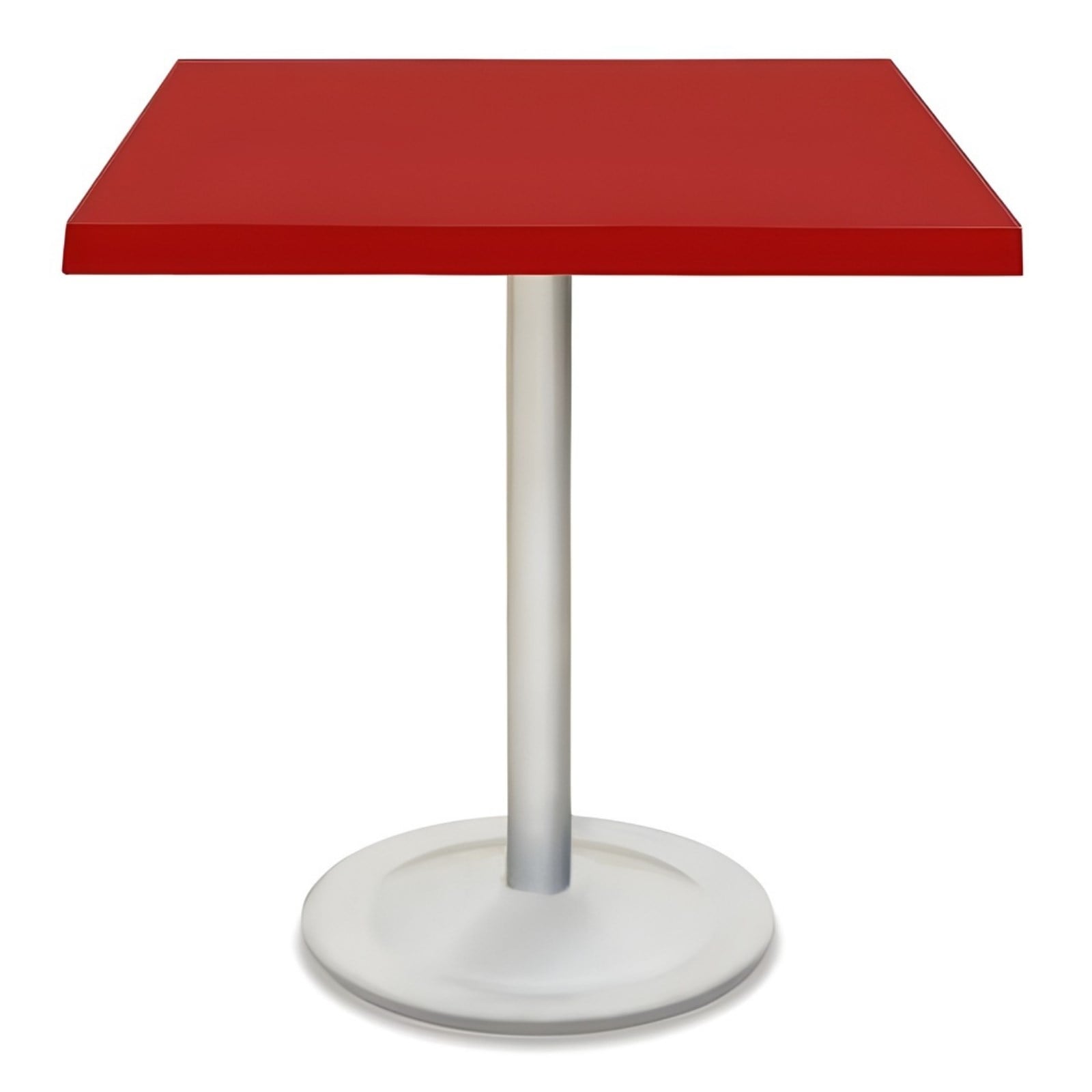 Bolero Metal Ayaklı Plastik Masa - Renk Seçimli 70x70 Kare Ev Ofis Kafe Masası