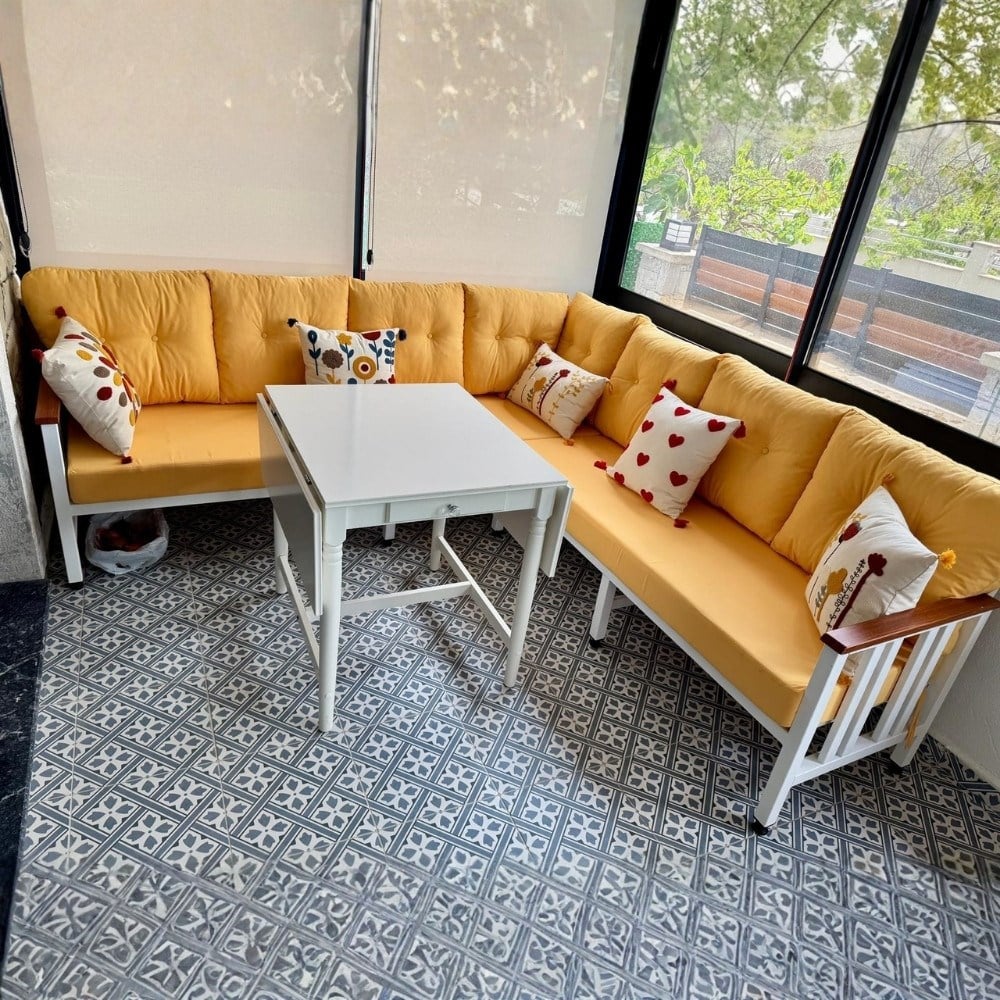 Çamlıca Alüminyum Köşe Koltukları | Bahçe Balkon Teras Köşe Koltuk