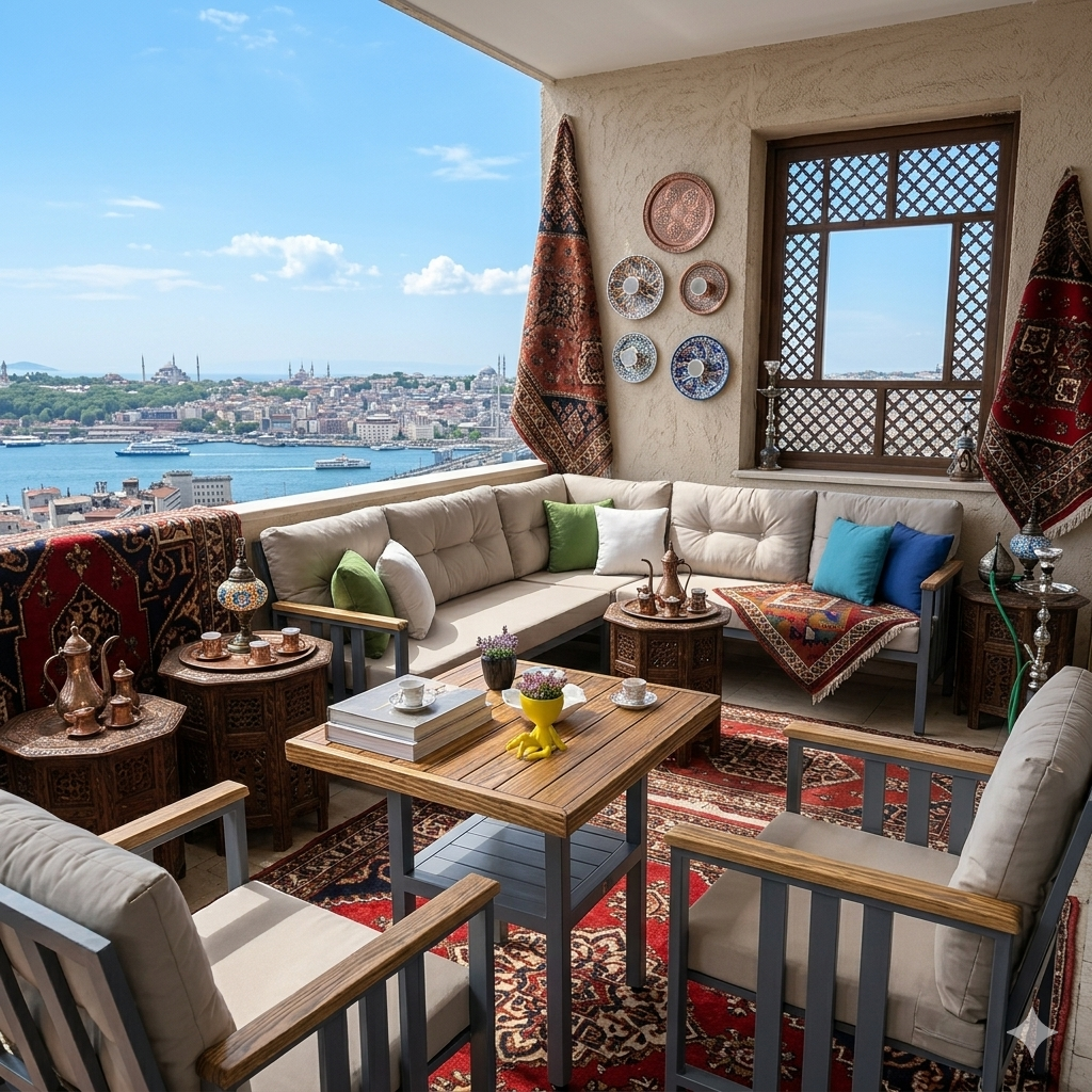 Çamlıca Alüminyum Köşe Koltukları | Bahçe Balkon Teras Köşe Koltuk
