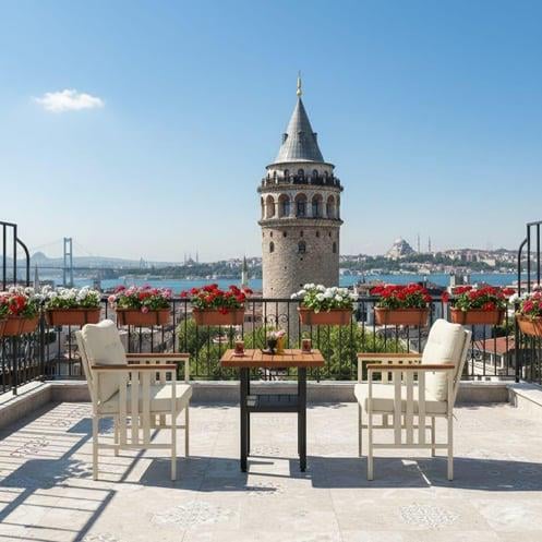 Çamlıca Balkon Set | Alüminyum Bahçe, Teras, Balkon Kanepe Takımı