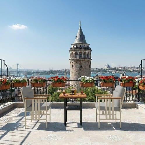 Çamlıca Balkon Set | Alüminyum Bahçe, Teras, Balkon Kanepe Takımı