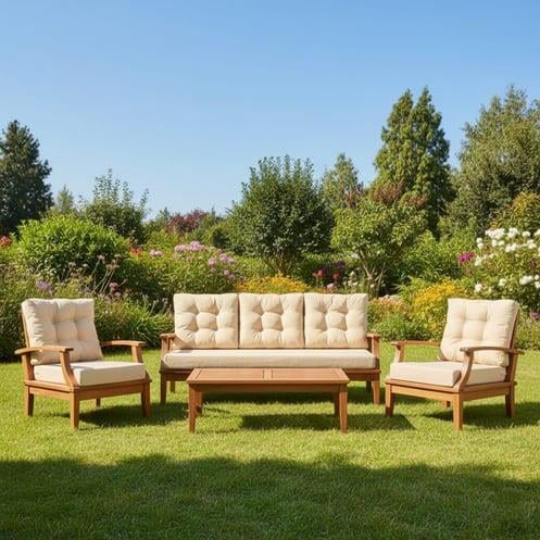 Çengelköy Ahşap Bahçe Balkon Sehpası 70x110 H: 40