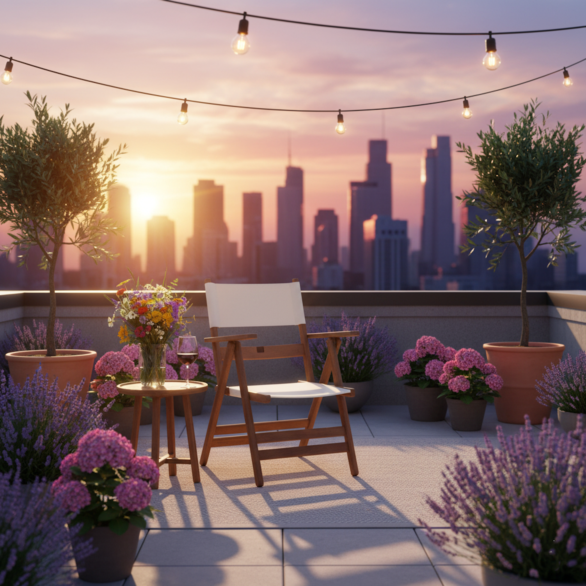 Marmaris Katlanır Ahşap Bahçe Balkon Sandalyesi -Kolçaklı, PVC Kumaşlı