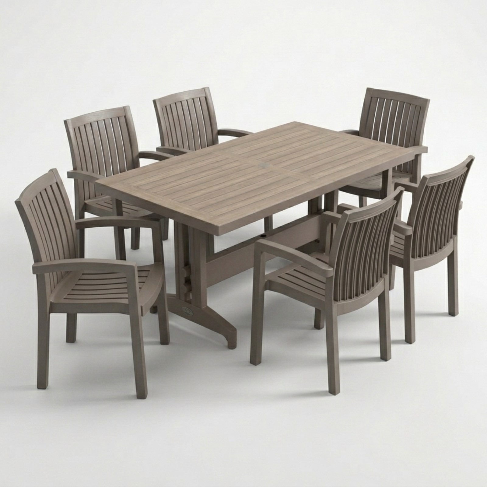 Papatya Nova X 80x140 Dikdörtgen Masa Sandalye Takımı - 4 ve 6 Kişilik Bahçe Balkon Set