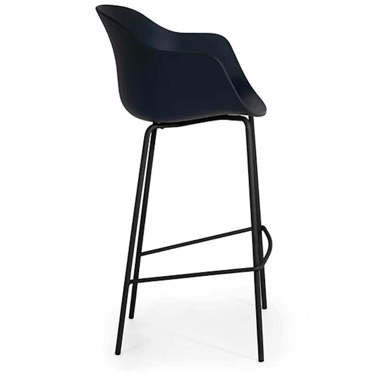 Papatya Globe-K Bar Tabure | Metal Ayak - Plastik Oturum | Ev, Ofis Sandalye