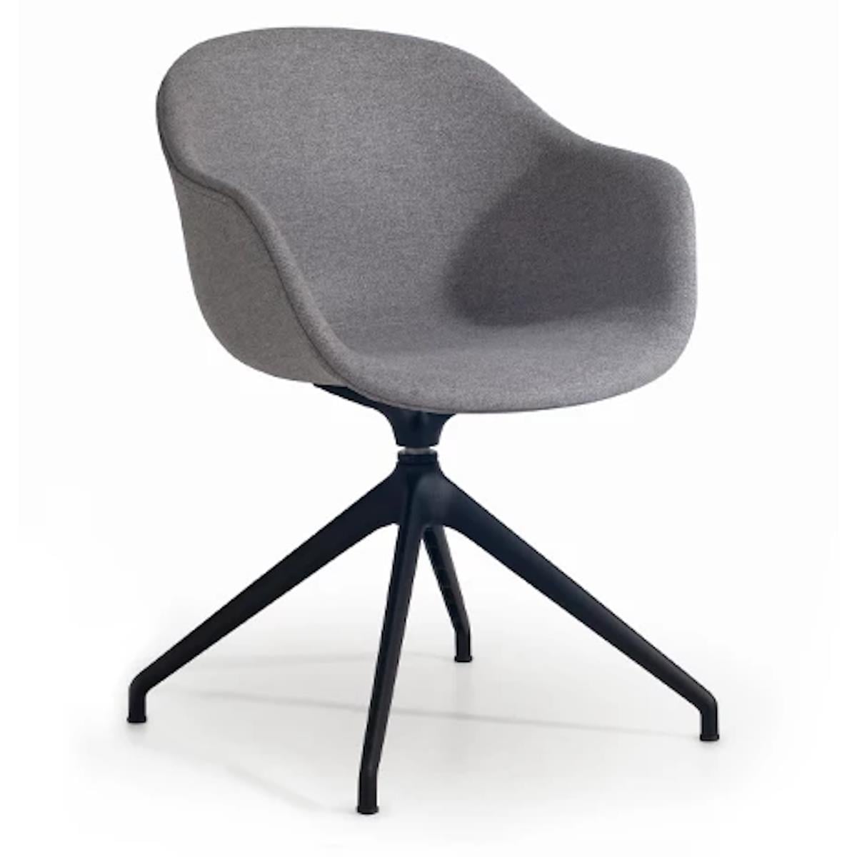 Papatya Globe-K Swivel Soft Döner Koltuk | Metal Ayak - Kumaş Kaplama | Ev Ofis Koltuğu
