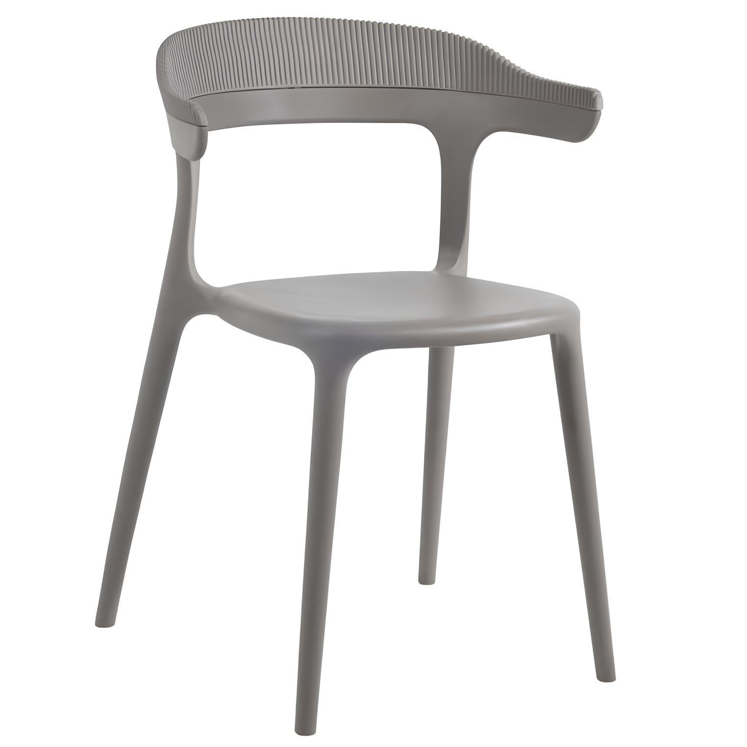 Papatya Luna Stripe Plastik Sandalye | Bahçe, Mutfak, Balkon Sandalyesi