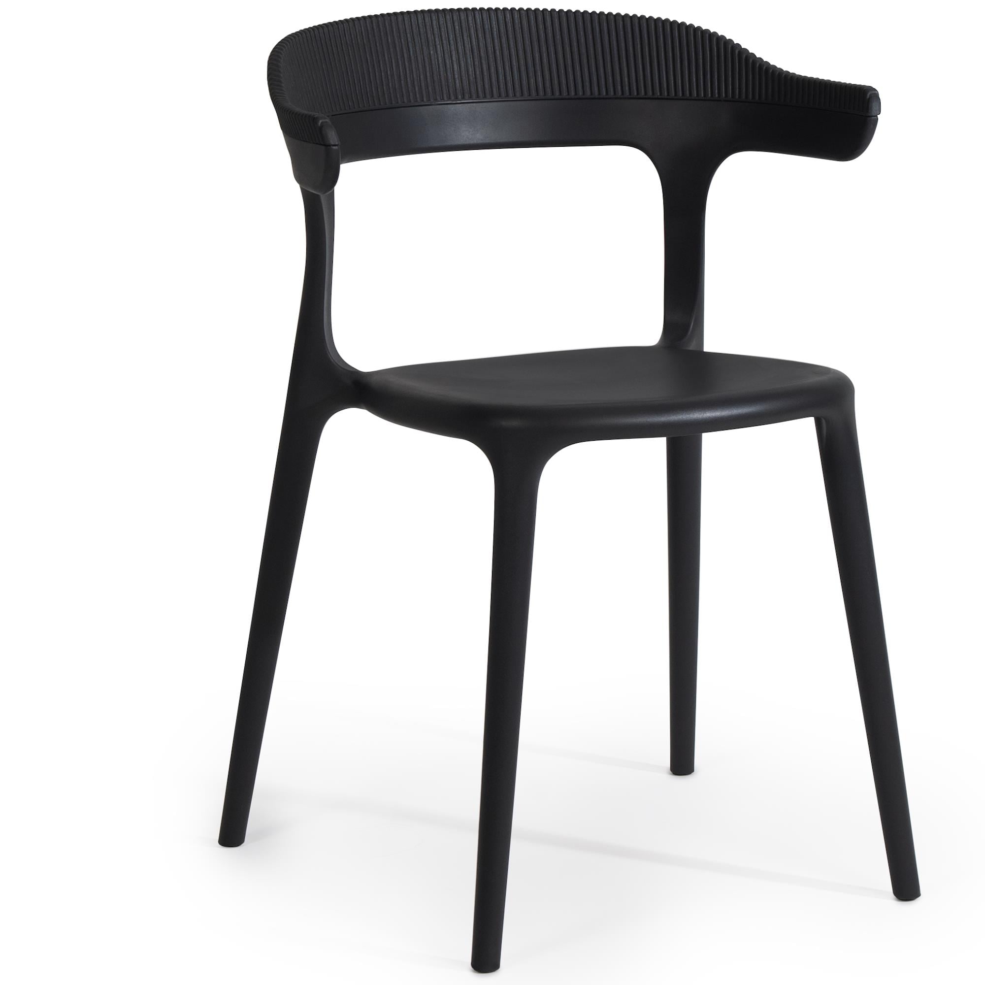 Papatya Luna Stripe Plastik Sandalye | Bahçe, Mutfak, Balkon Sandalyesi