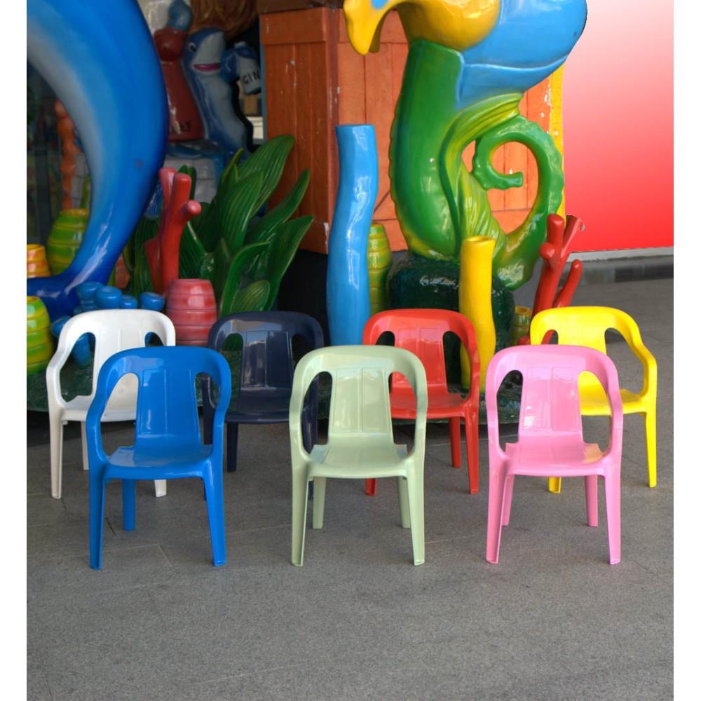 Papatya Mini Koltuk - Plastik Bahçe Balkon Çocuk Koltuğu