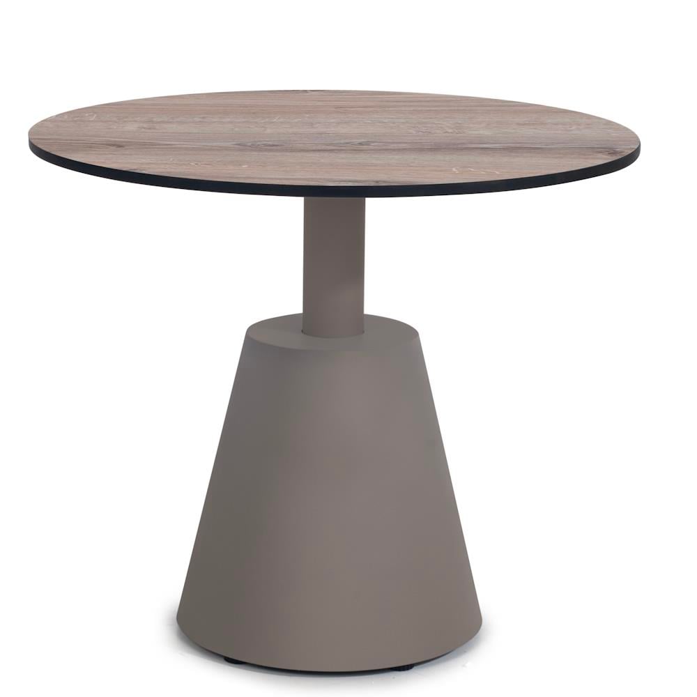 Papatya Roll Sehpa 222 - Compact Tabla & Metal Ayak Kafe Sehpası