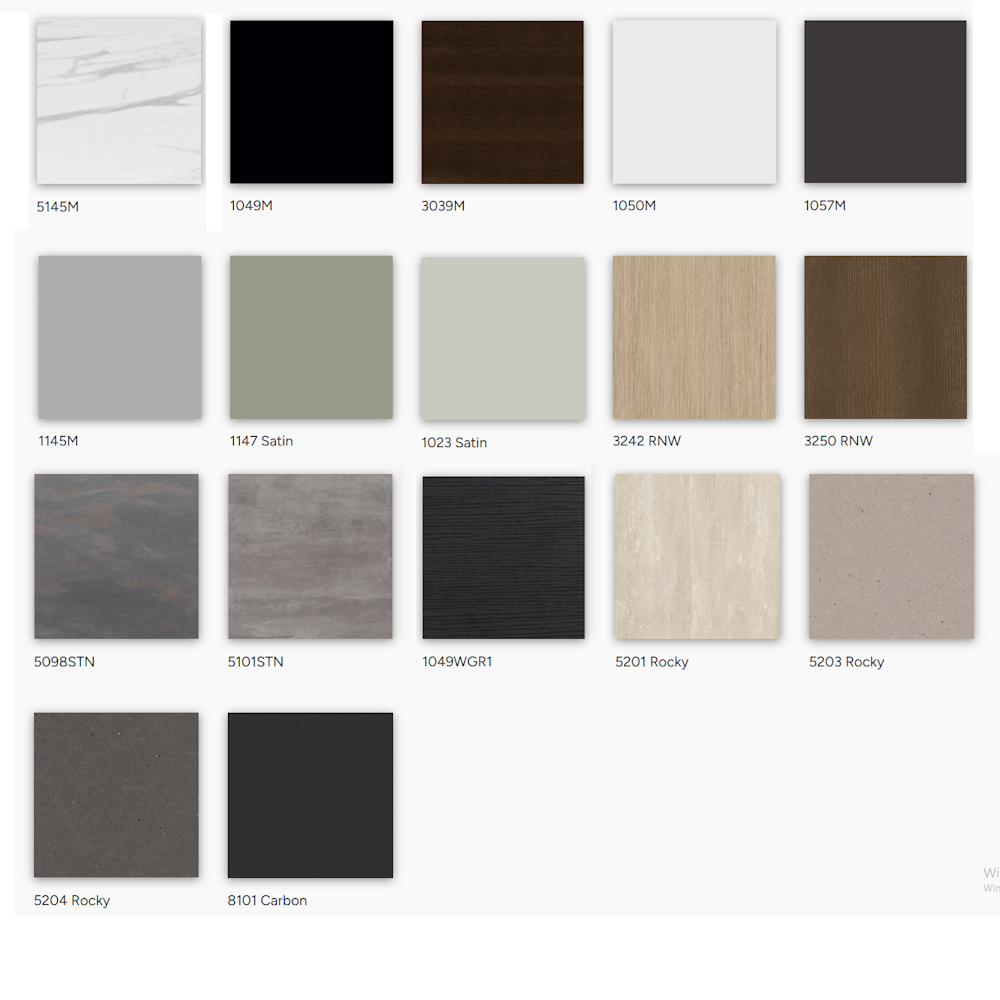 Papatya Roll Sehpa 223 - Compact Tabla & Metal Ayak Kafe Sehpası