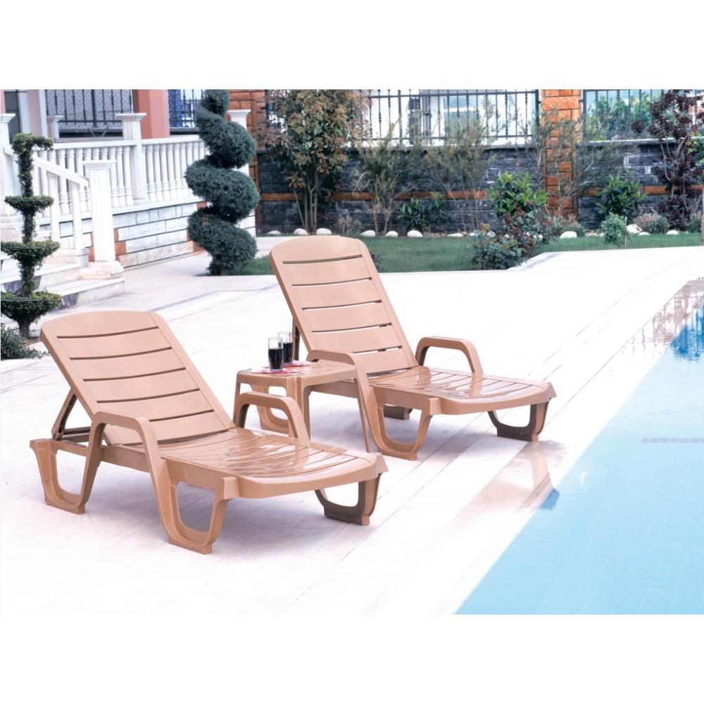 Papatya Royal Plastik Sehpa -Bahçe, Balkon, Şezlong Sehpası