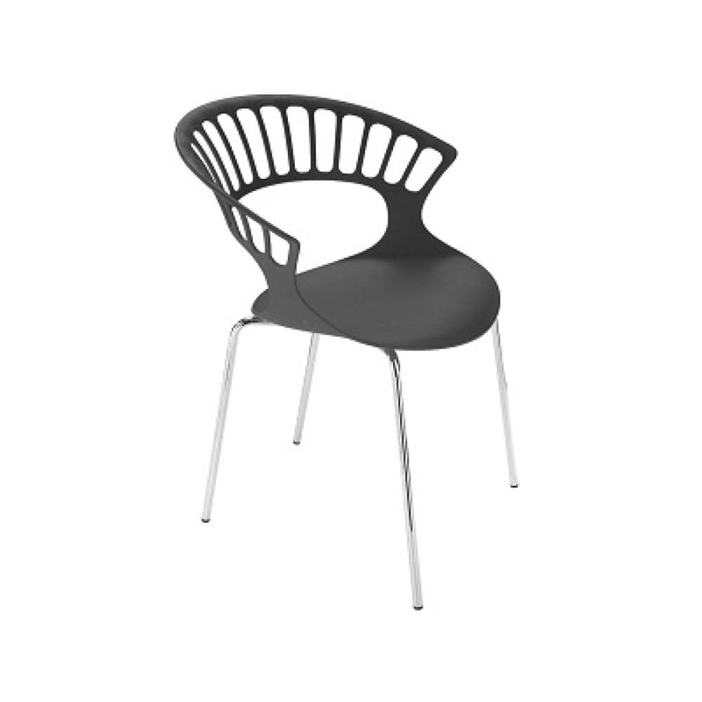 Papatya Tiara Koltuk | Metal Ayak - Plastik Font | Ev Ofis Bahçe Koltuğu