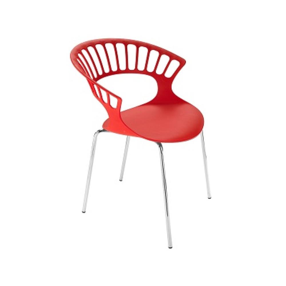 Papatya Tiara Koltuk | Metal Ayak - Plastik Font | Ev Ofis Bahçe Koltuğu