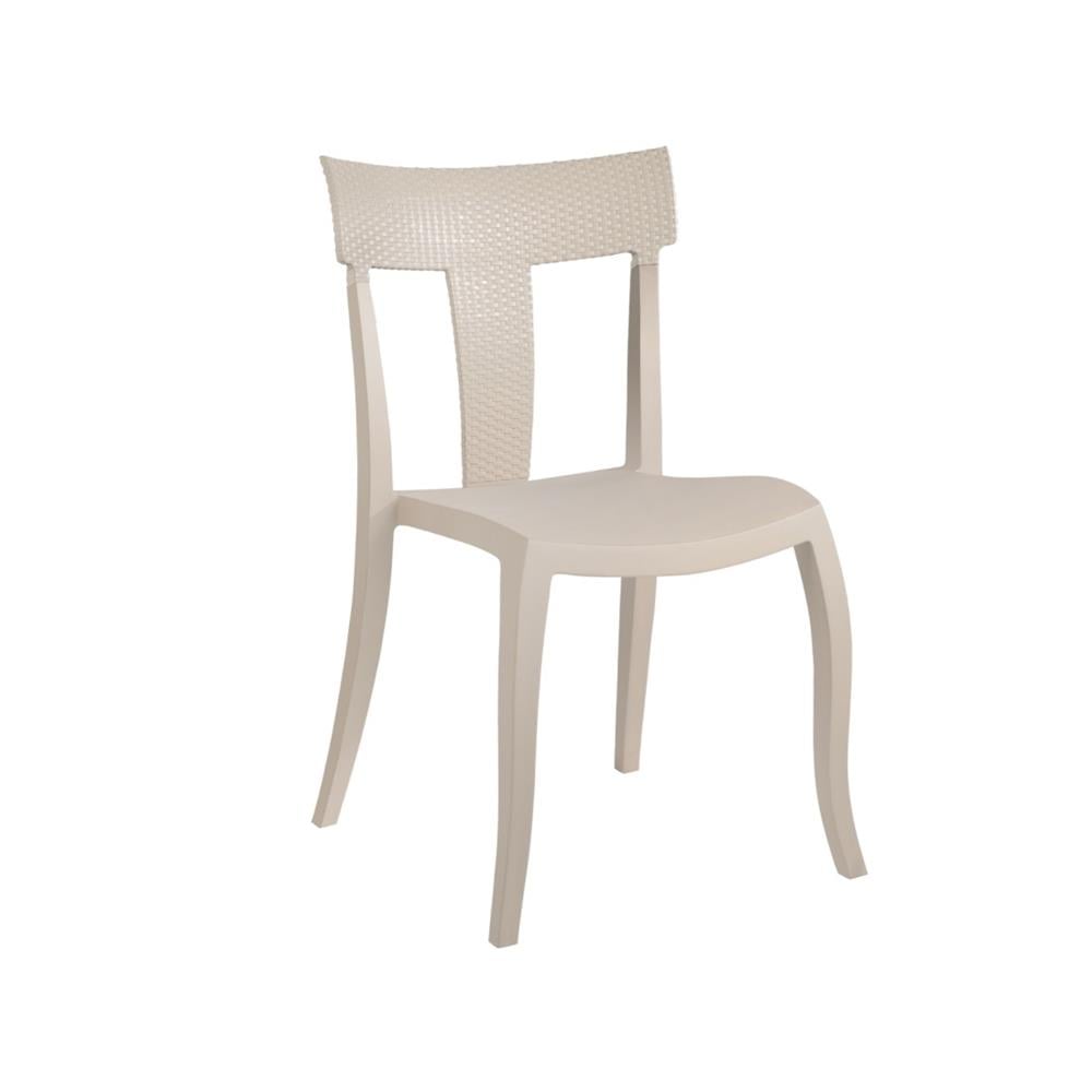 Papatya Toro-S Rattan Plastik Sandalye | Bahçe, Mutfak, Balkon Sandalyesi