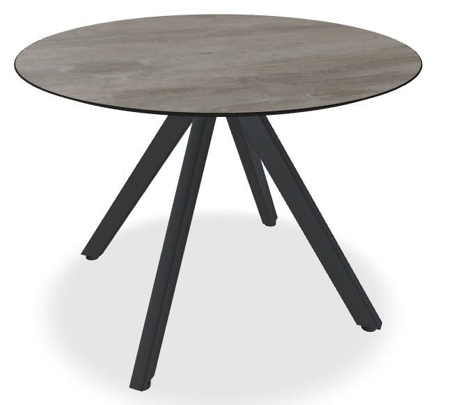 Papatya Tower Sehpa - Compact Tabla & Metal Ayak