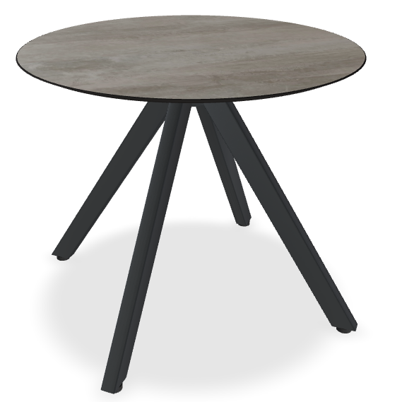 Papatya Tower Sehpa - Compact Tabla & Metal Ayak