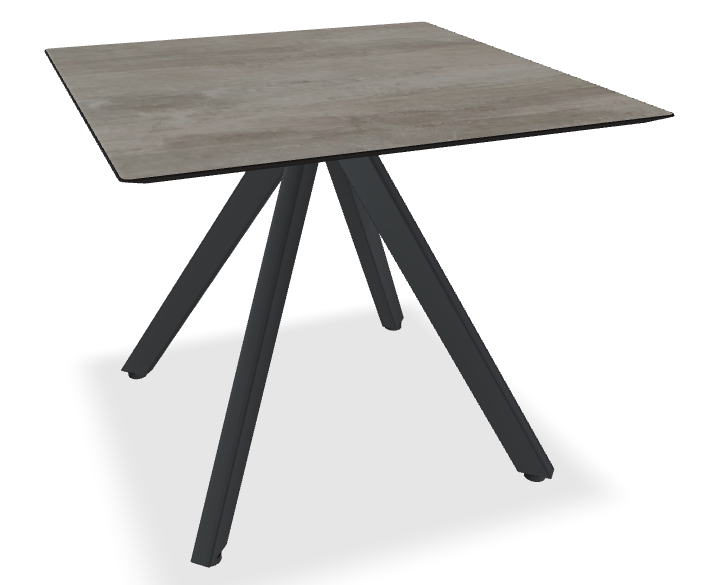 Papatya Tower Sehpa - Compact Tabla & Metal Ayak