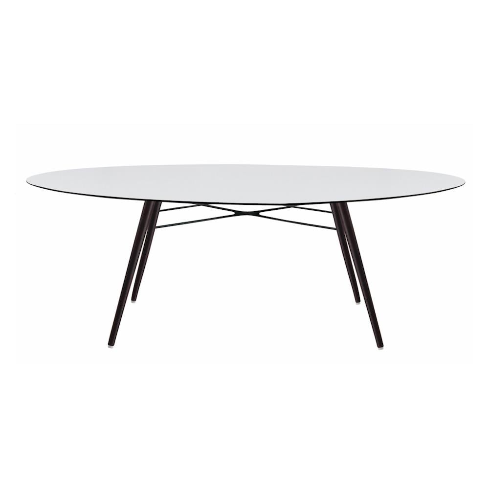 Papatya Wox Masa 200x120cm - Compact Tabla & Ahşap Ayak