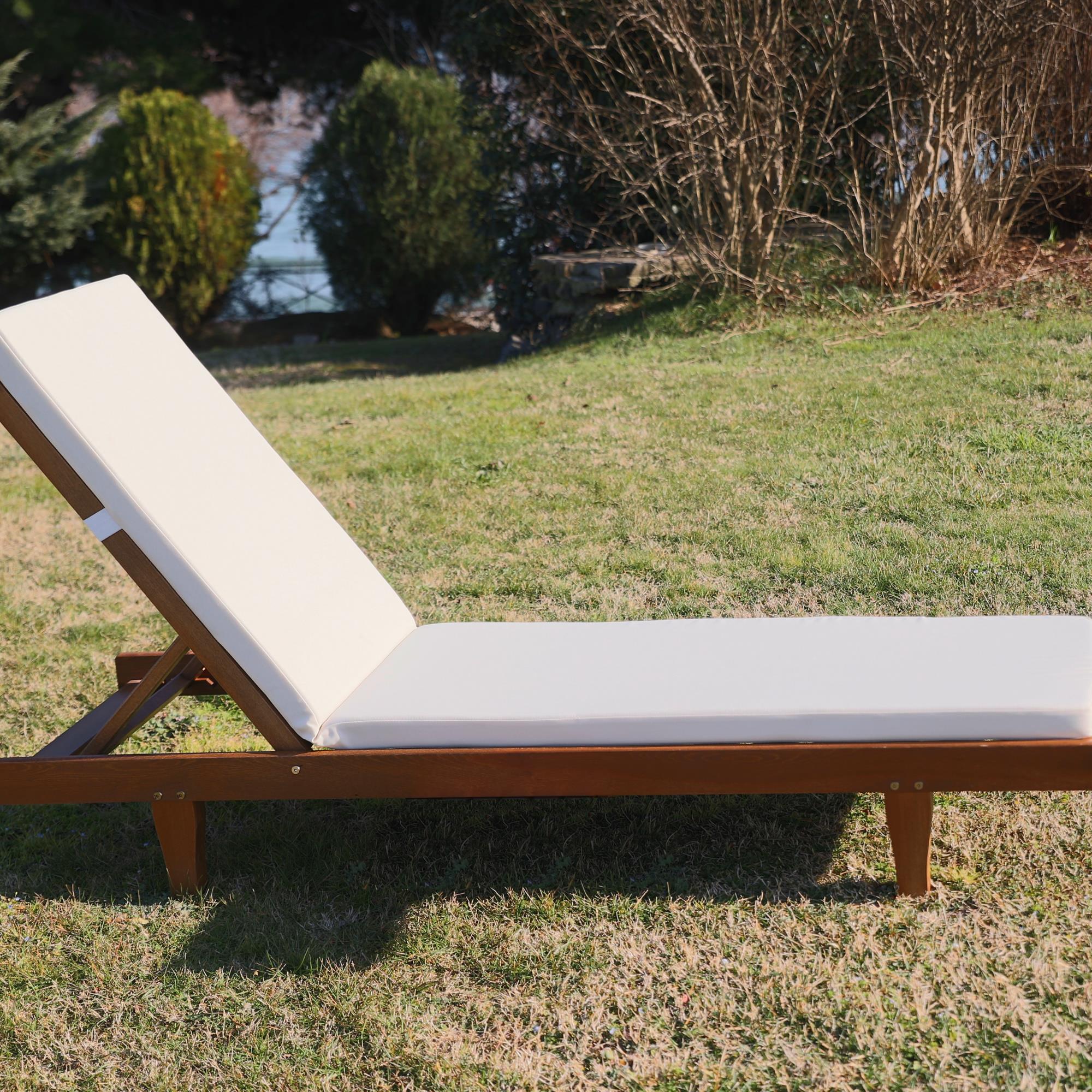 Riva Şezlong Minderi 187x54 cm - Akrilik Su İtici Kumaş, 1. Kalite Sünger