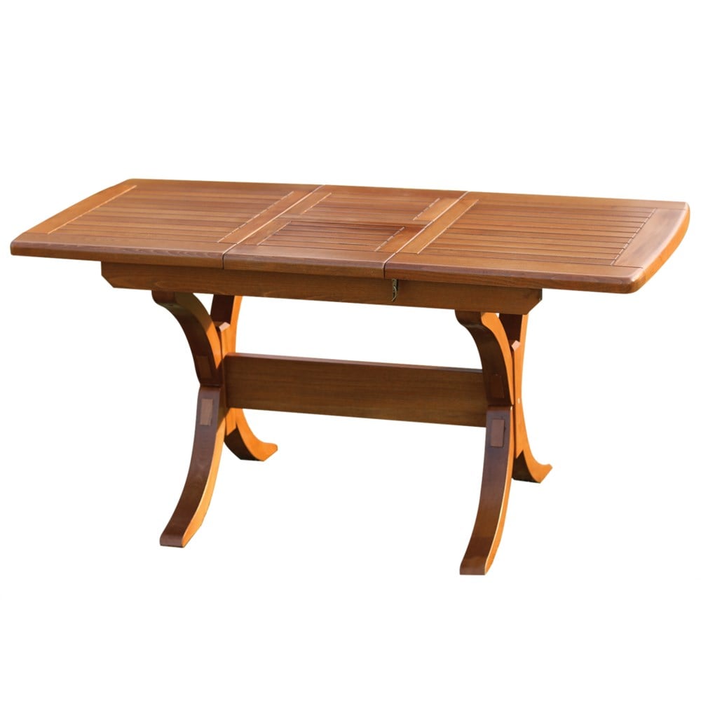 Side Uzayan Ahşap Bahçe Balkon Masaları -Dikdörtgen Ölçüler