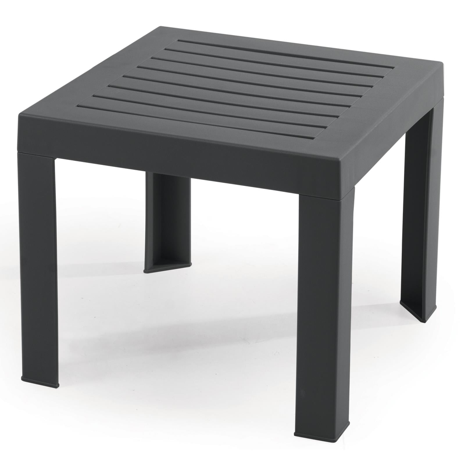 Papatya Suda Bahçe Balkon Şezlong Sehpası - 35x40 h:40 cm - Portatif Şezlong