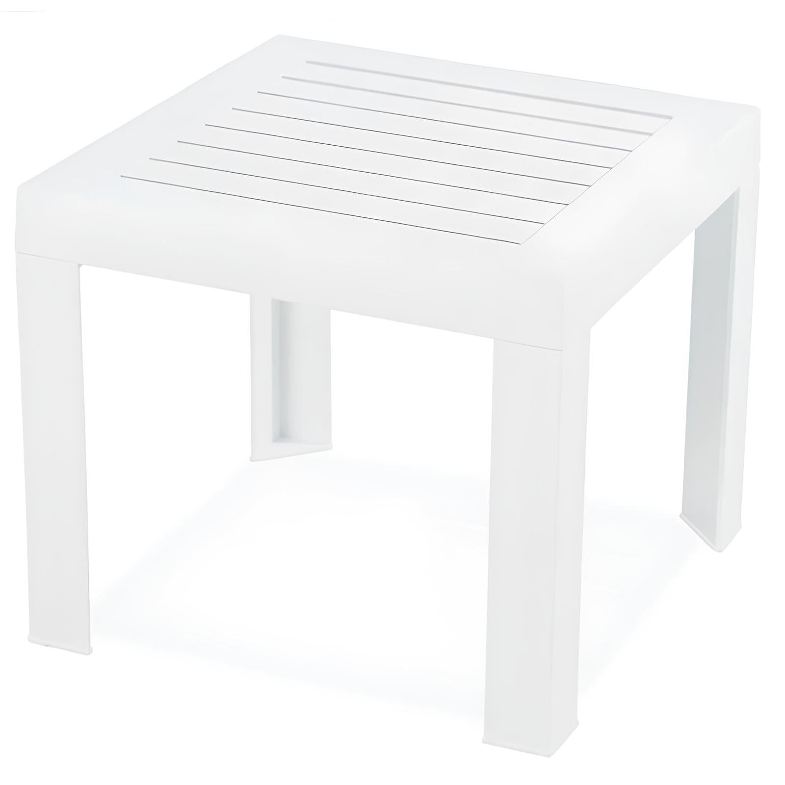 Papatya Suda Bahçe Balkon Şezlong Sehpası - 35x40 h:40 cm - Portatif Şezlong