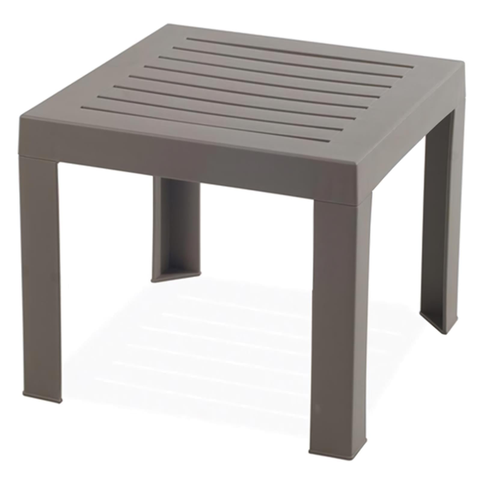 Papatya Suda Bahçe Balkon Şezlong Sehpası - 35x40 h:40 cm - Portatif Şezlong