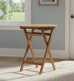 Albatros Ahşap Masa Sandalye Takımları -2 Kişilik Katlanır Bahçe Balkon Yuvarlak Set 